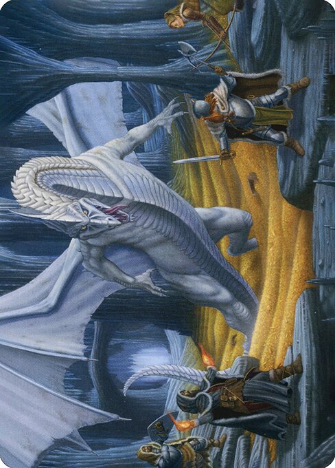 Cave of the Frost Dragon // Cave of the Frost Dragon from Adventures in the Forgotten Realms Art Series