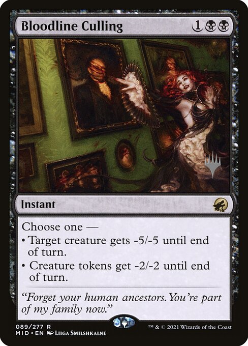 Bloodline Culling from Innistrad: Midnight Hunt Promos