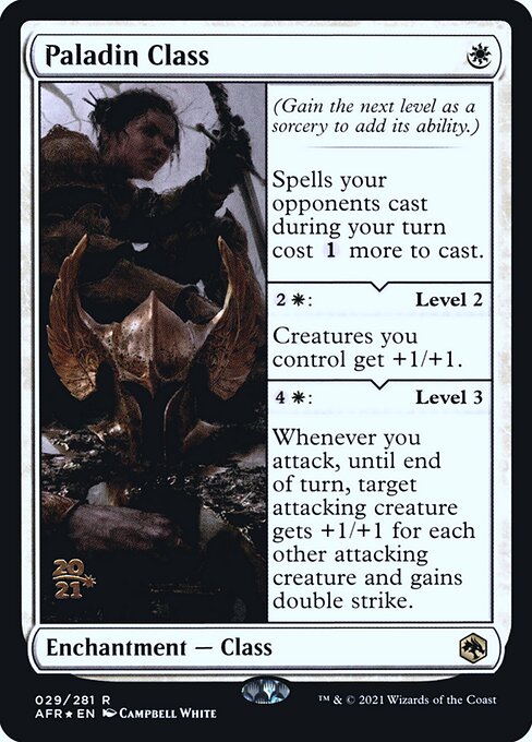 Paladin Class from Adventures in the Forgotten Realms Promos