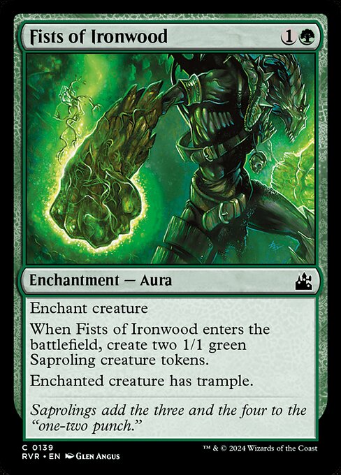 Fists of Ironwood highlighted card art