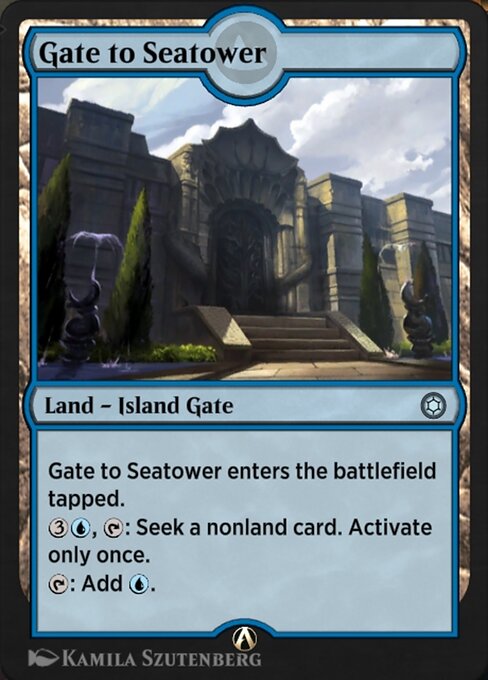 Gate to Seatower highlighted card art
