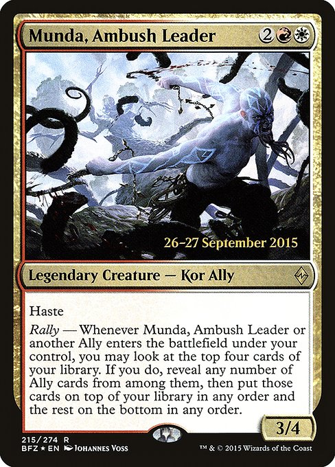 Munda, Ambush Leader highlighted card art
