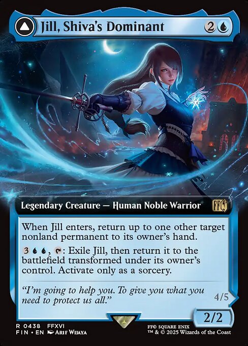 Jill, Shiva's Dominant // Shiva, Warden of Ice from Final Fantasy