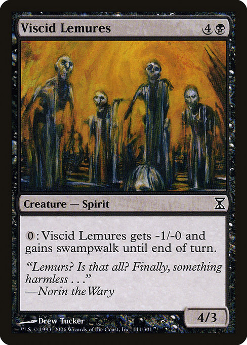 Viscid Lemures highlighted card art