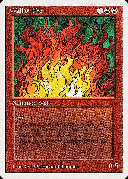 Wall of Fire from Summer Magic / Edgar
