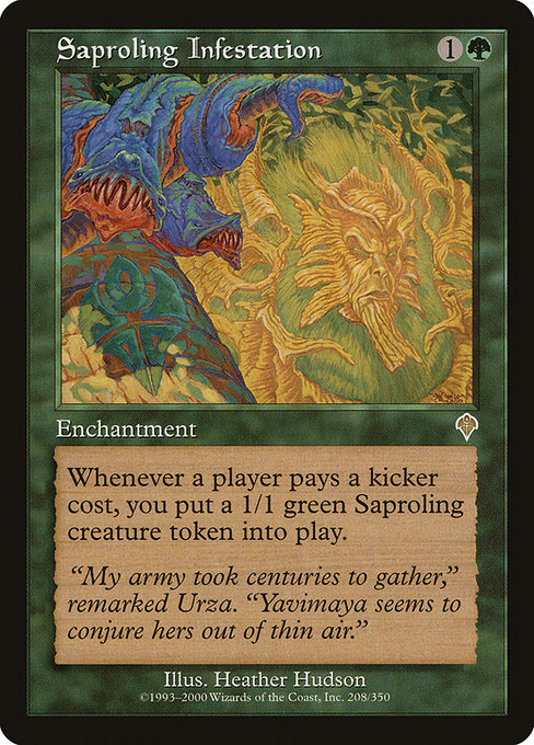 Saproling Infestation highlighted card art