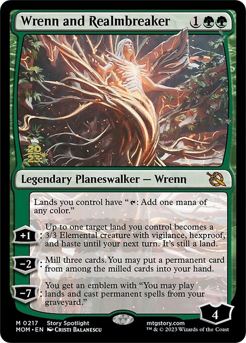 Wrenn and Realmbreaker from March of the Machine Promos