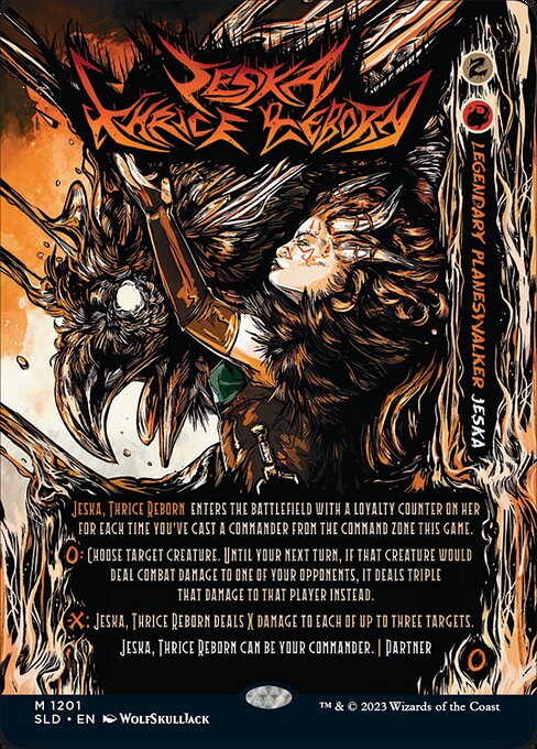 Jeska, Thrice Reborn highlighted card art