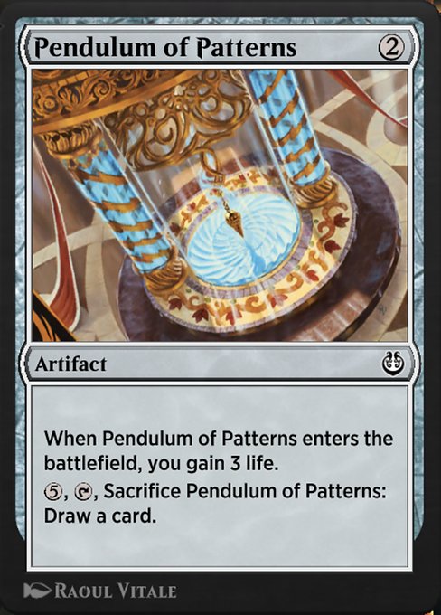 Pendulum of Patterns highlighted card art