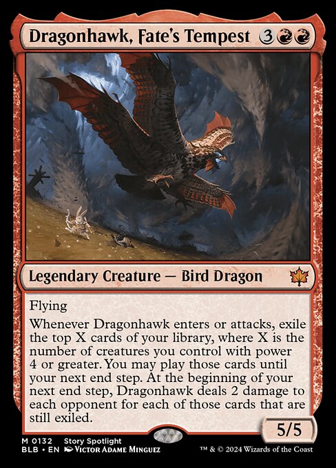 Dragonhawk, Fate's Tempest highlighted card art