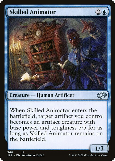 Skilled Animator highlighted card art