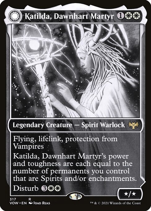 Katilda, Dawnhart Martyr // Katilda's Rising Dawn from Innistrad: Crimson Vow