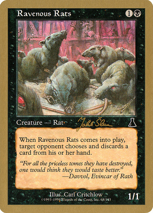 Ravenous Rats from World Championship Decks 1999