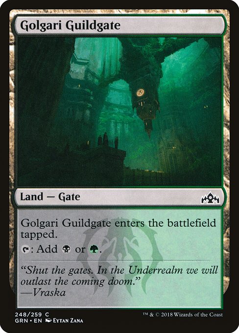 Golgari Guildgate from Guilds of Ravnica