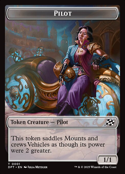 Pilot highlighted card art