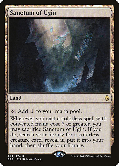 Sanctum of Ugin from Battle for Zendikar