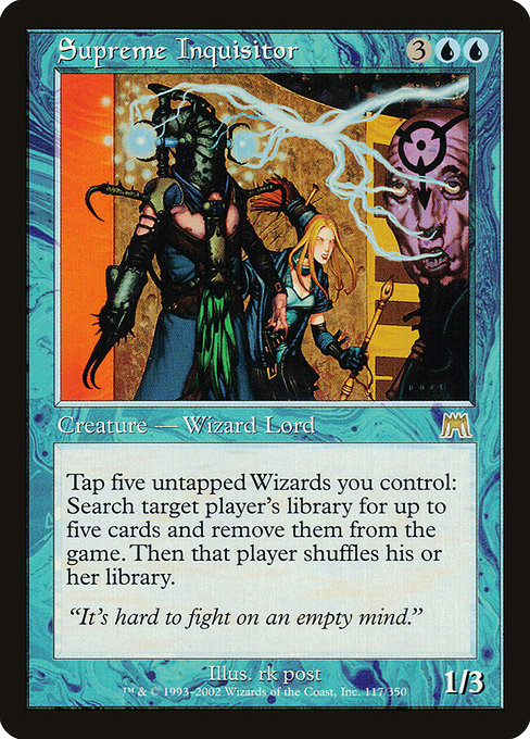Supreme Inquisitor highlighted card art