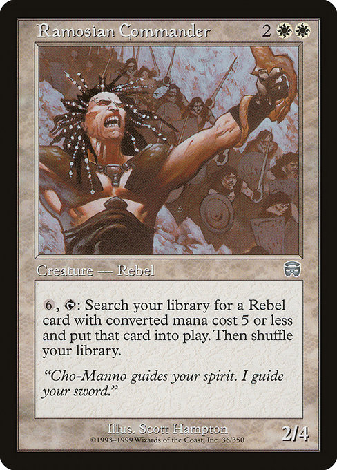Ramosian Commander highlighted card art