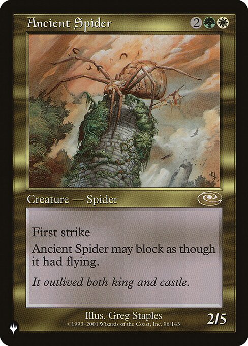 Ancient Spider highlighted card art