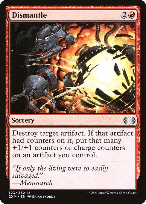 Dismantle highlighted card art