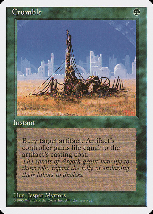 Crumble from Fourth Edition