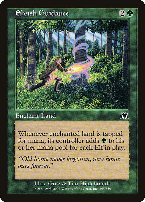 Elvish Guidance highlighted card art