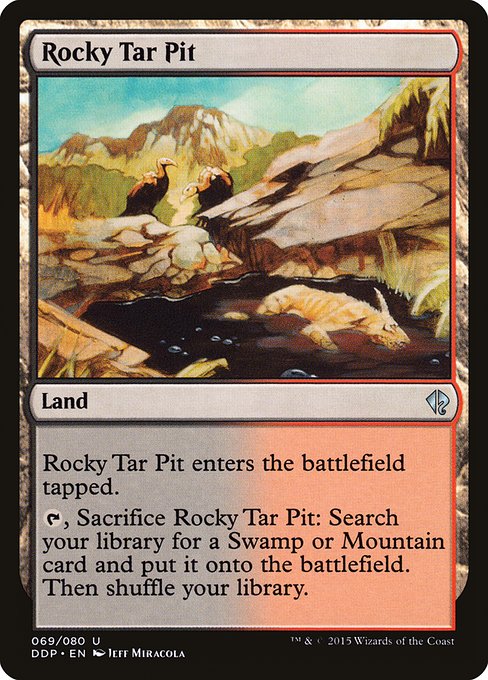 Rocky Tar Pit from Duel Decks: Zendikar vs. Eldrazi