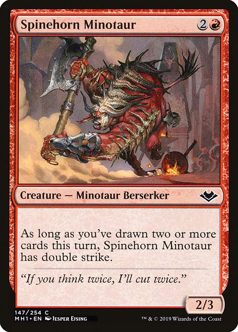 Spinehorn Minotaur from Modern Horizons