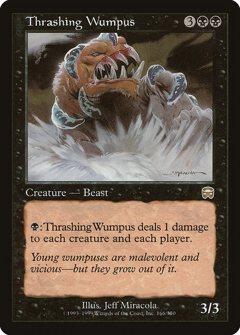 Thrashing Wumpus highlighted card art