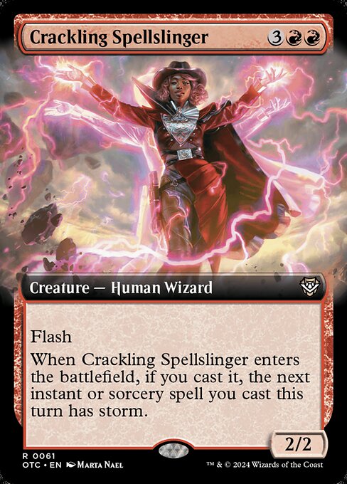 Crackling Spellslinger highlighted card art