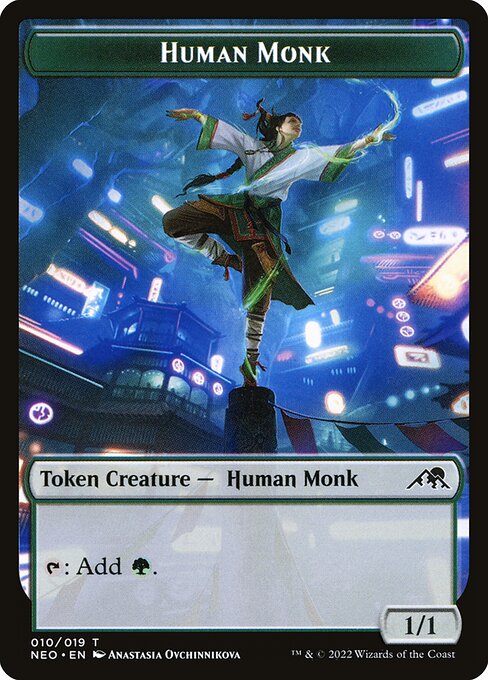 Human Monk highlighted card art