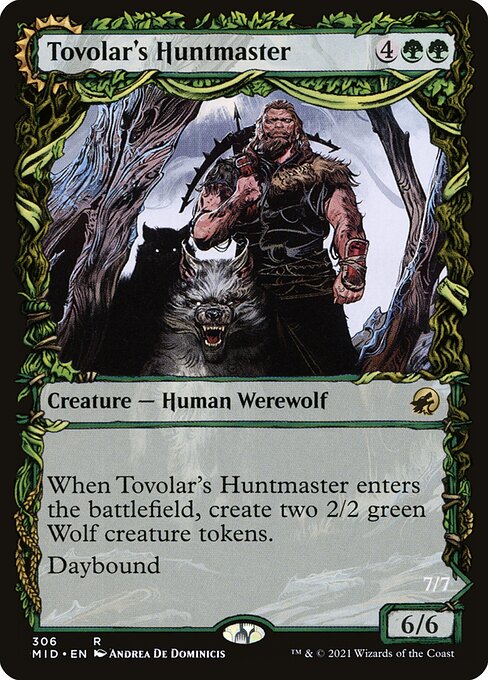 Tovolar's Huntmaster // Tovolar's Packleader from Innistrad: Midnight Hunt