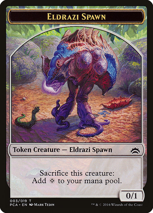 Eldrazi Spawn from Planechase Anthology Tokens