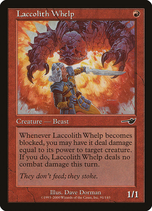 Laccolith Whelp highlighted card art
