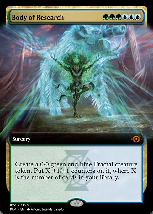Body of Research highlighted card art