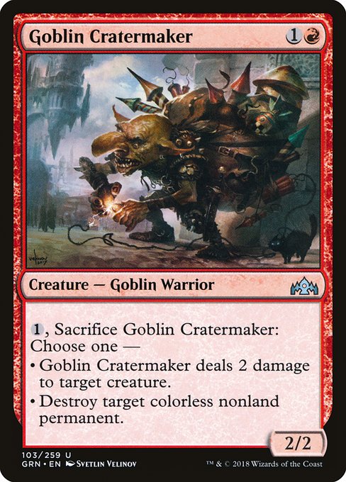 Goblin Cratermaker from Guilds of Ravnica