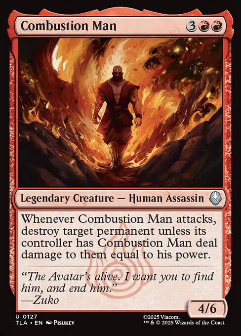 Combustion Man from Avatar: The Last Airbender