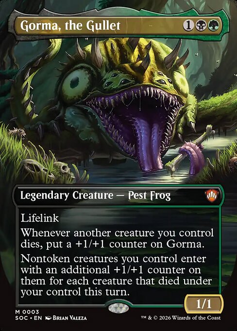 Gorma, the Gullet from Secrets of Strixhaven Commander