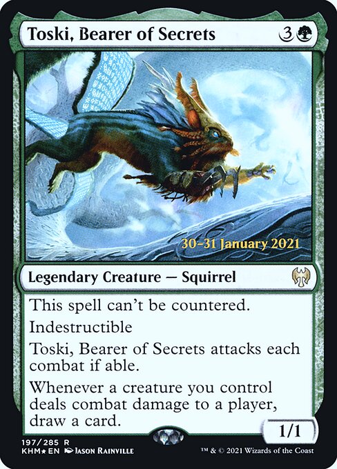 Toski, Bearer of Secrets from Kaldheim Promos