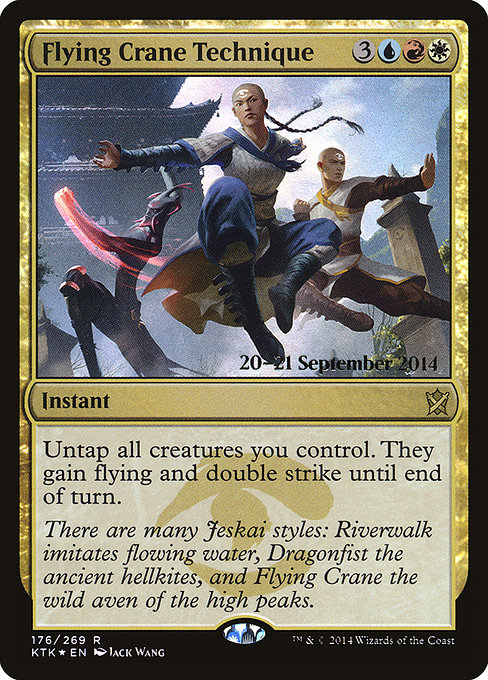 Flying Crane Technique highlighted card art