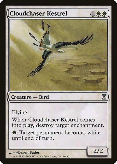 Cloudchaser Kestrel highlighted card art