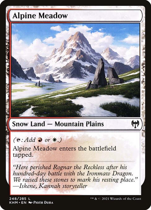 Alpine Meadow highlighted card art