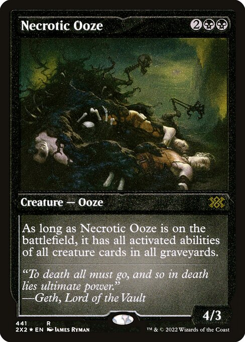 Necrotic Ooze highlighted card art