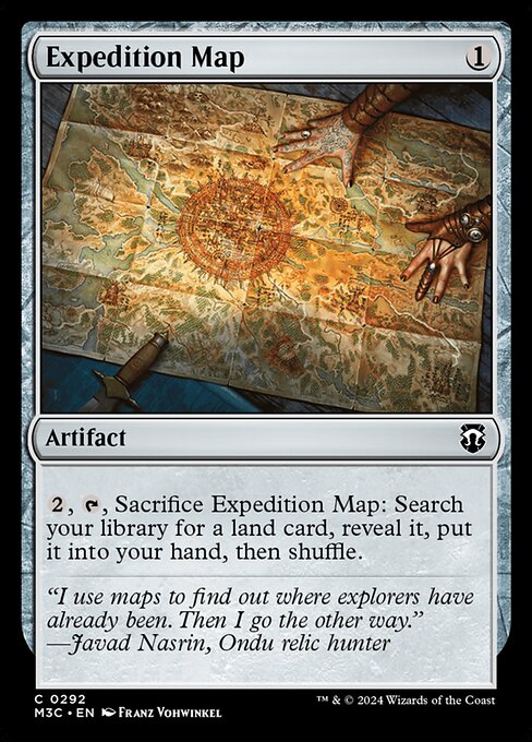 Expedition Map from Modern Horizons 3 Commander