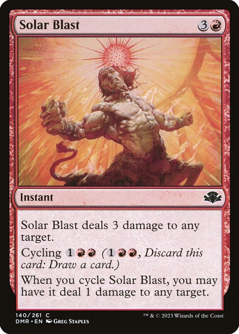 Solar Blast from Dominaria Remastered
