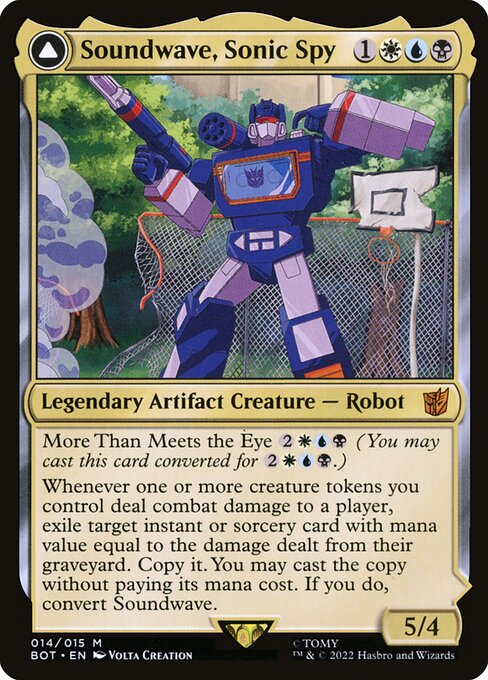 Soundwave, Sonic Spy // Soundwave, Superior Captain from Transformers
