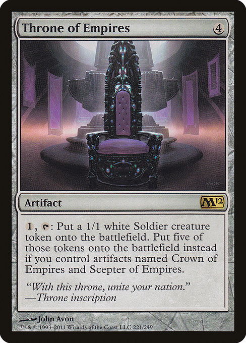 Throne of Empires highlighted card art