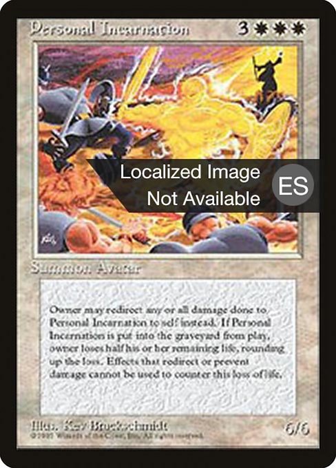 Personal Incarnation from Fourth Edition Foreign Black Border