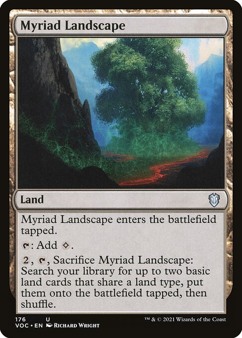 Myriad Landscape from Crimson Vow Commander
