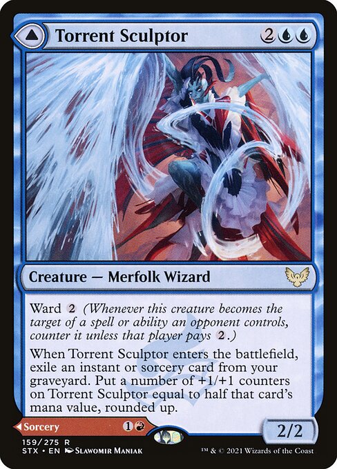 Torrent Sculptor // Flamethrower Sonata from Strixhaven: School of Mages